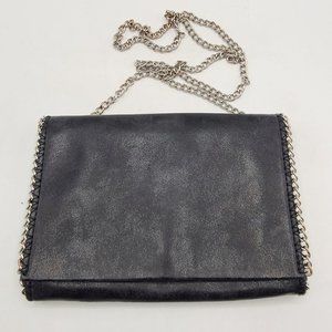 Chelsea28 Black Chain Clutch Crossbody